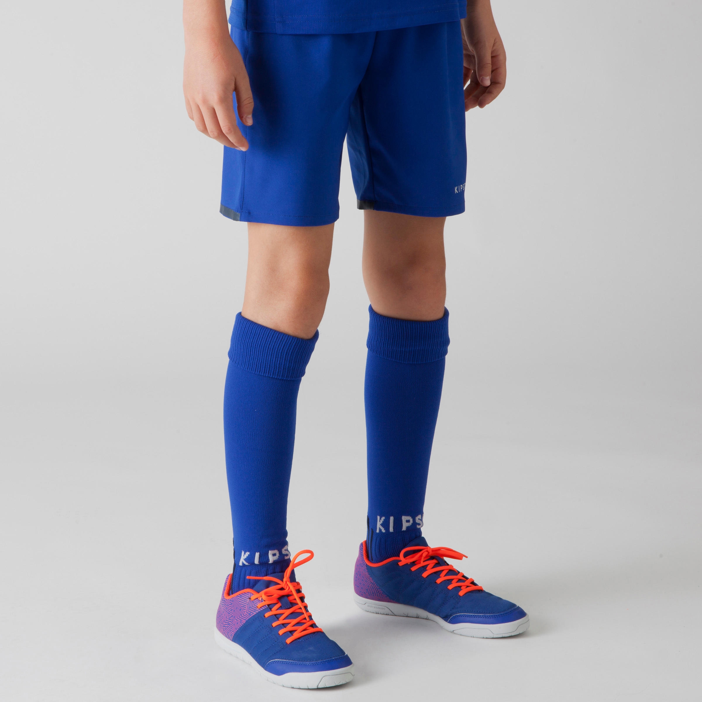 F500 Kids' Football Shorts - Indigo Blue 3/9