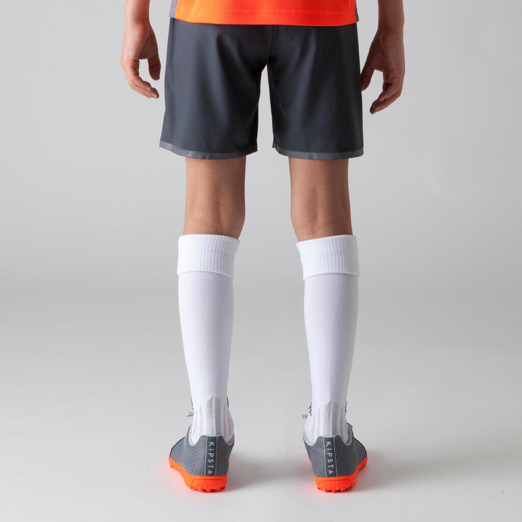 Fußballshorts F500 Kinder marineblau