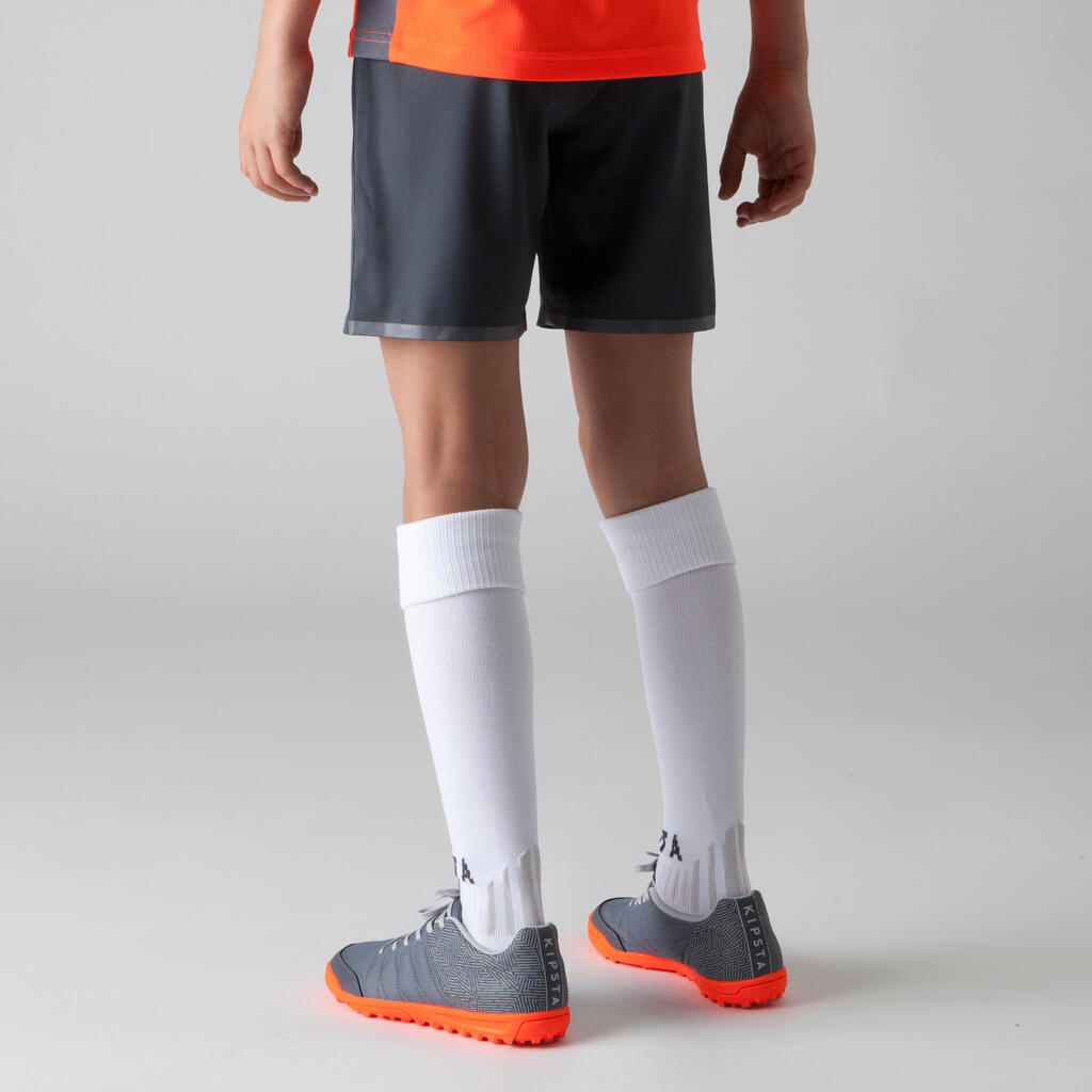 Fußballshorts F500 Kinder marineblau
