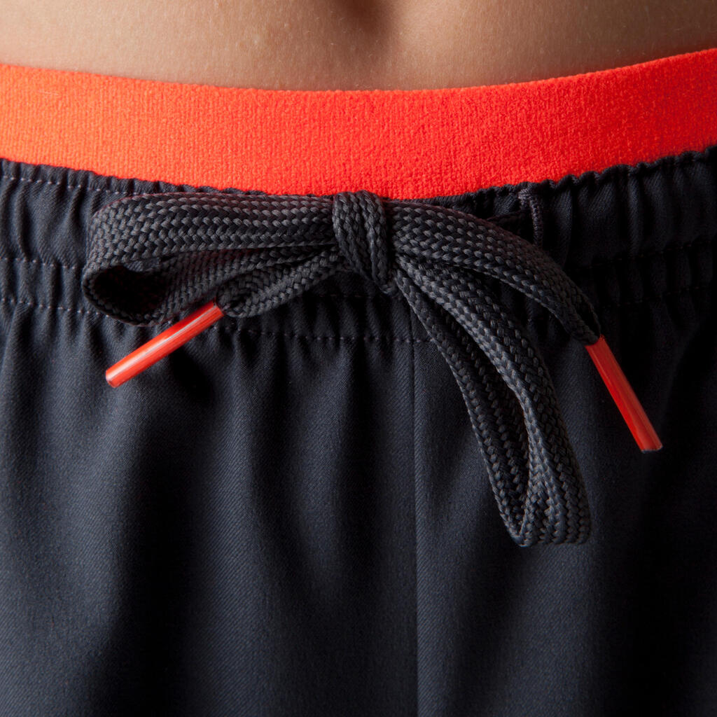 Fußballshorts F500 Kinder marineblau