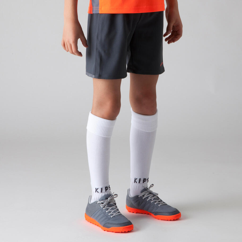 Fußballshorts F500 Kinder marineblau