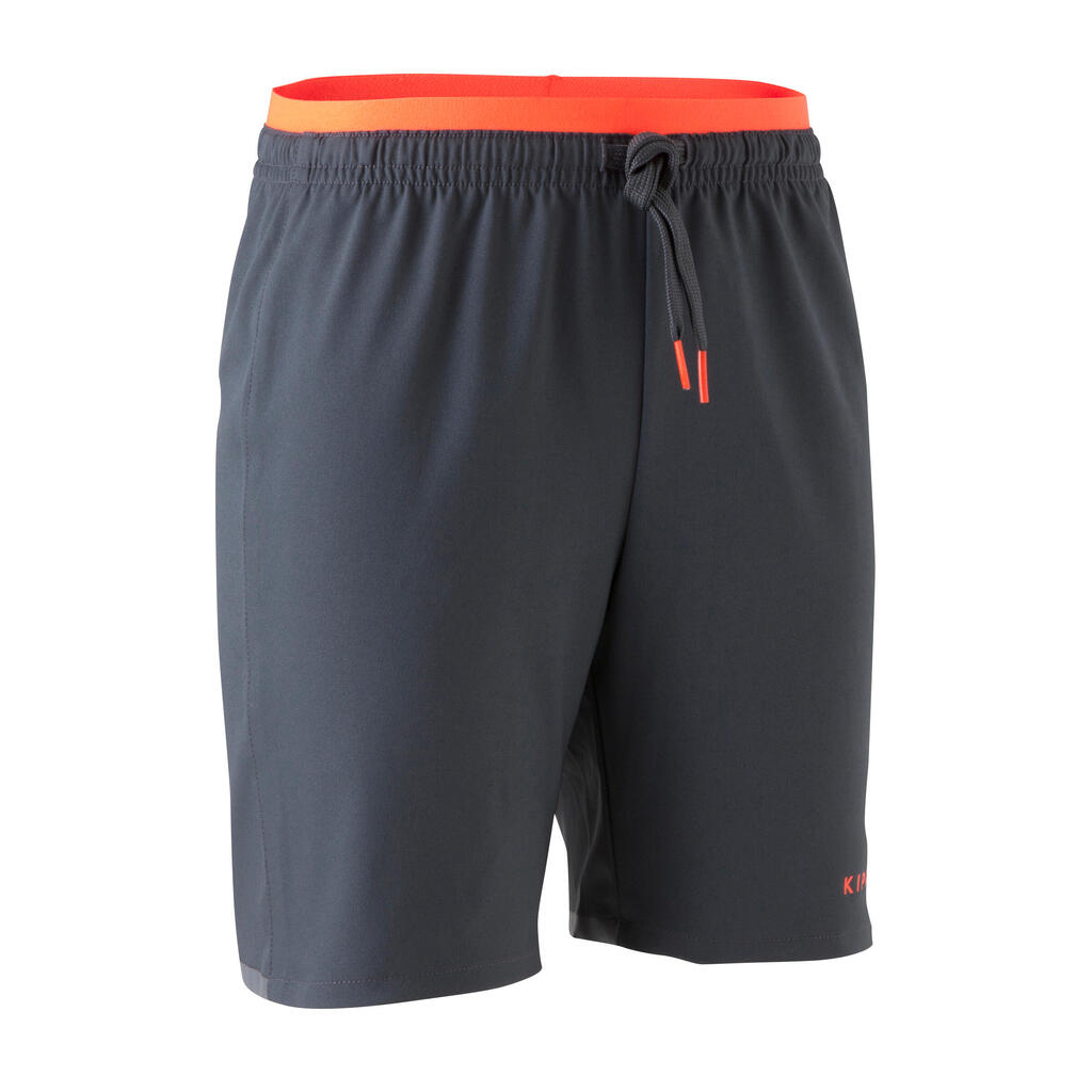 Fußballshorts F500 Kinder marineblau