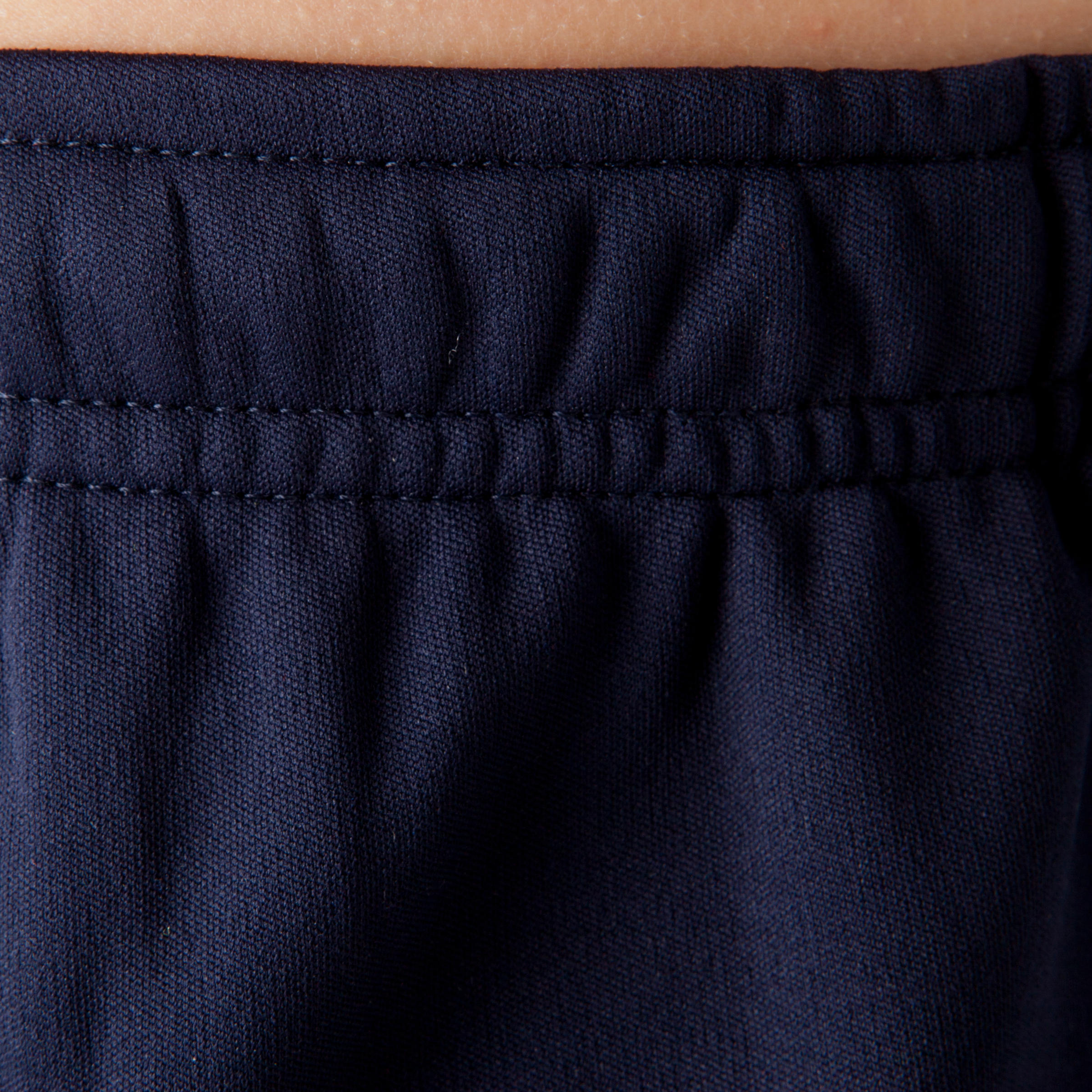 T500 Kids' Long Training Shorts - Navy Blue 8/10