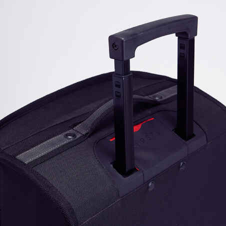 30L Suitcase Essential - Black/Red