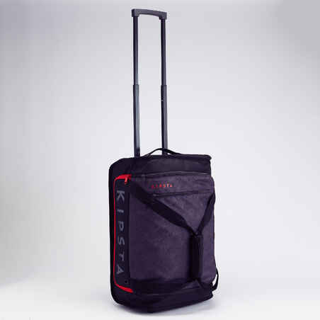30L Suitcase Essential - Black/Red