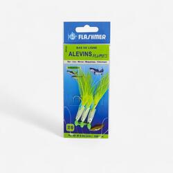 Bas de ligne Alevins phosphorescents 3 hameçons pêche en mer