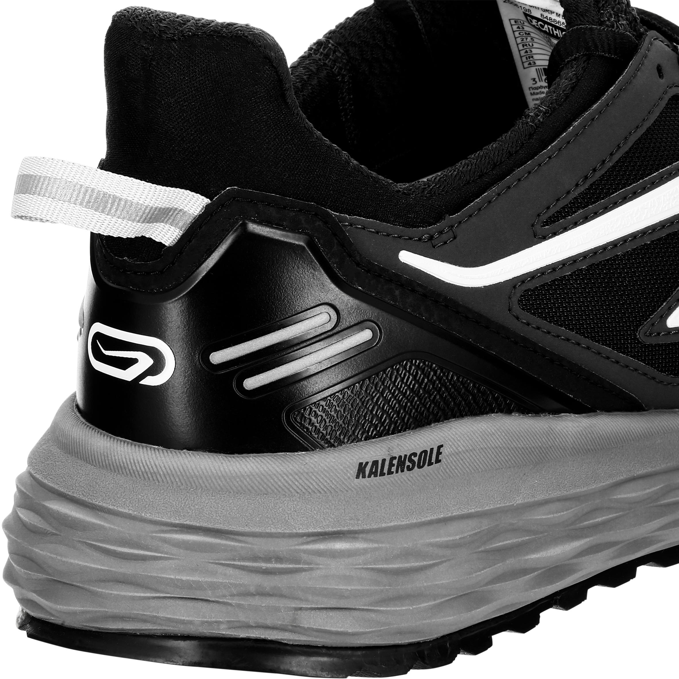 comfortable black running shoes