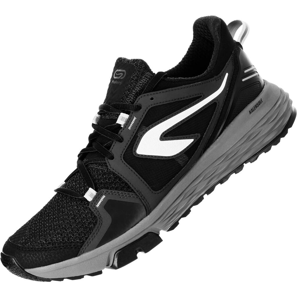 CHAUSSURE JOGGING  HOMME RUN CONFORT GRIP NOIR