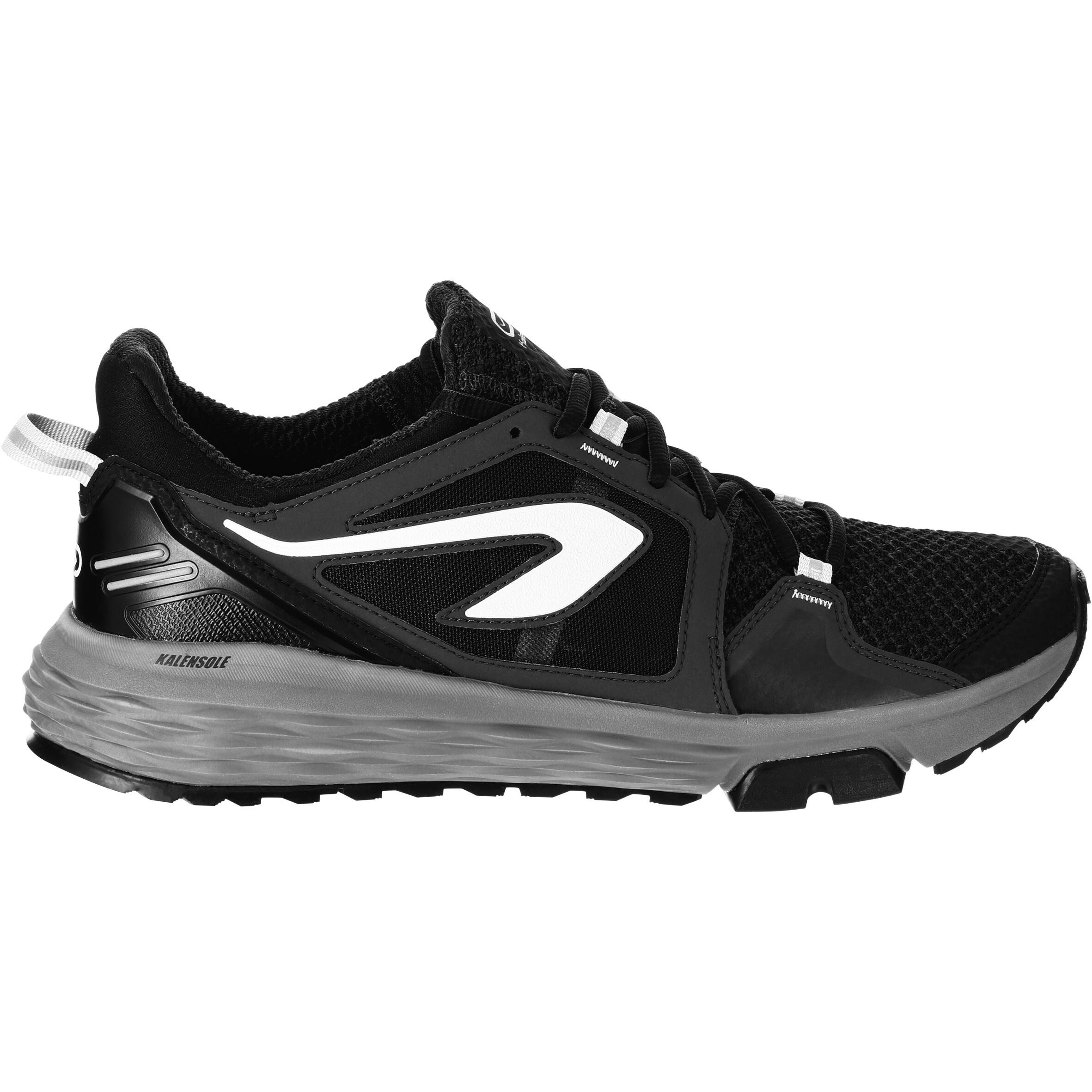 comfortable black running shoes