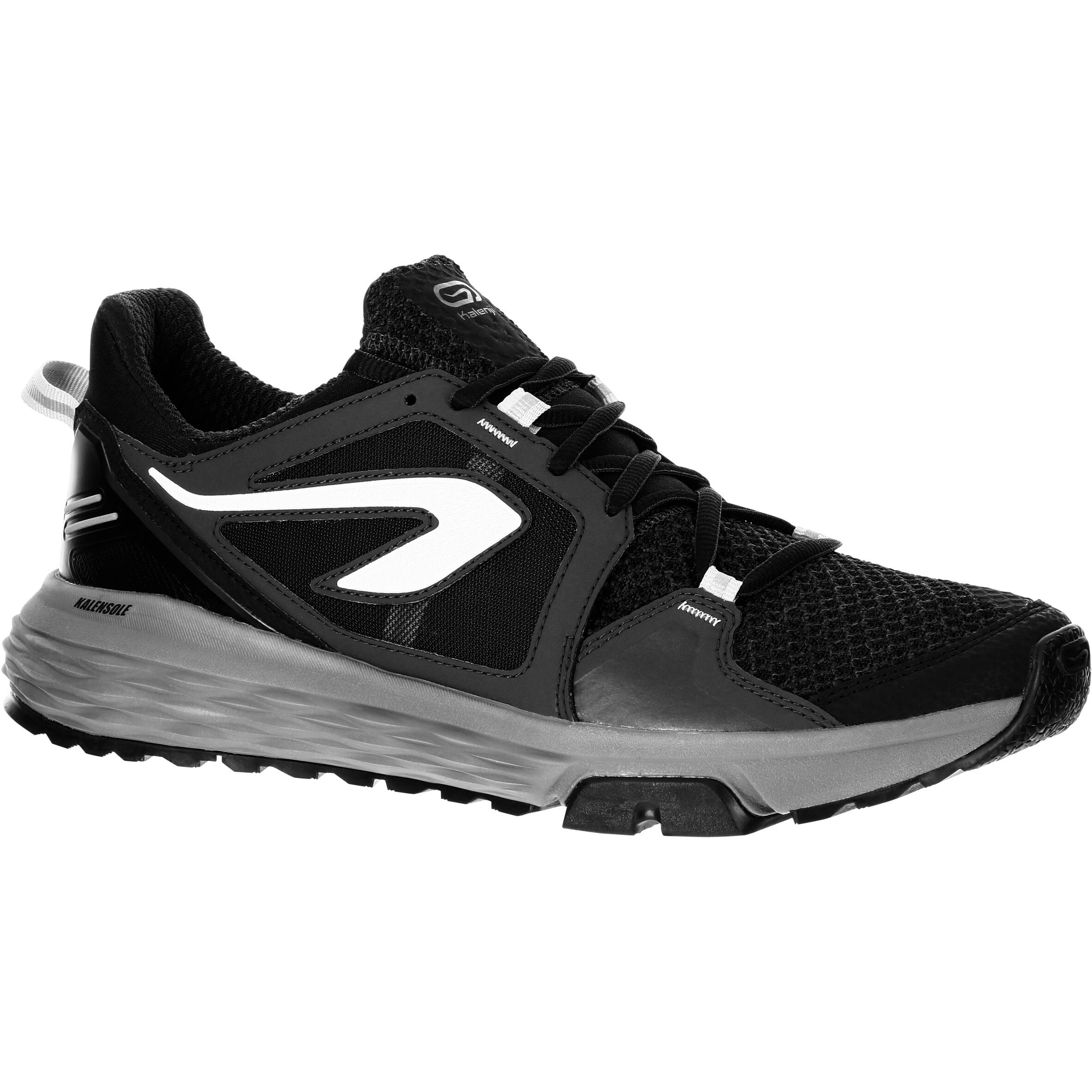 comfortable black running shoes