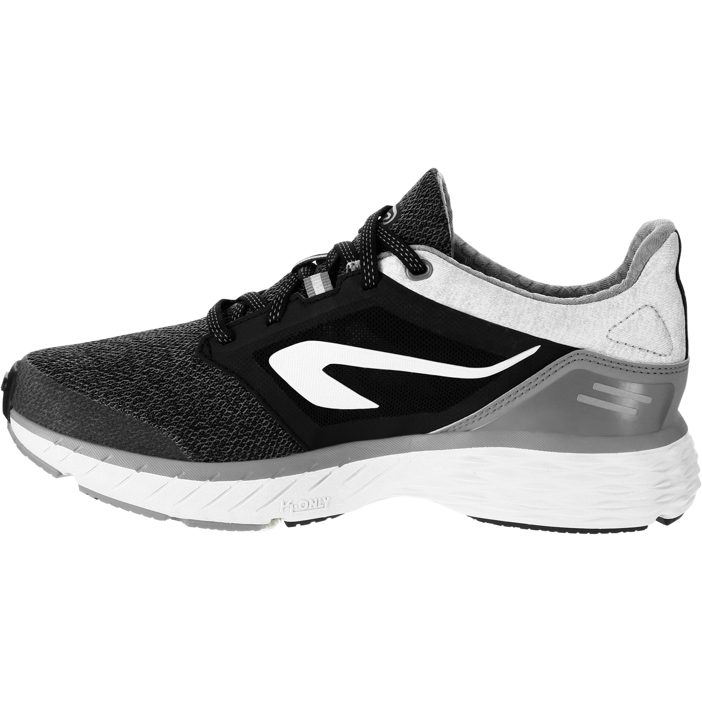 RUN COMFORT WOMEN S RUNNING SHOES BLACK GREY Decathlon