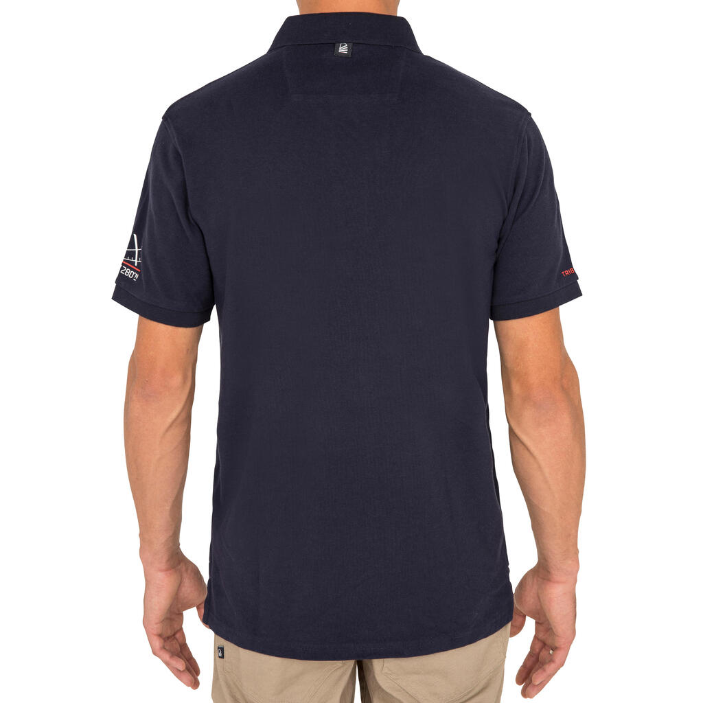 Men’s 100 Adventure SS sailing polo plain grey