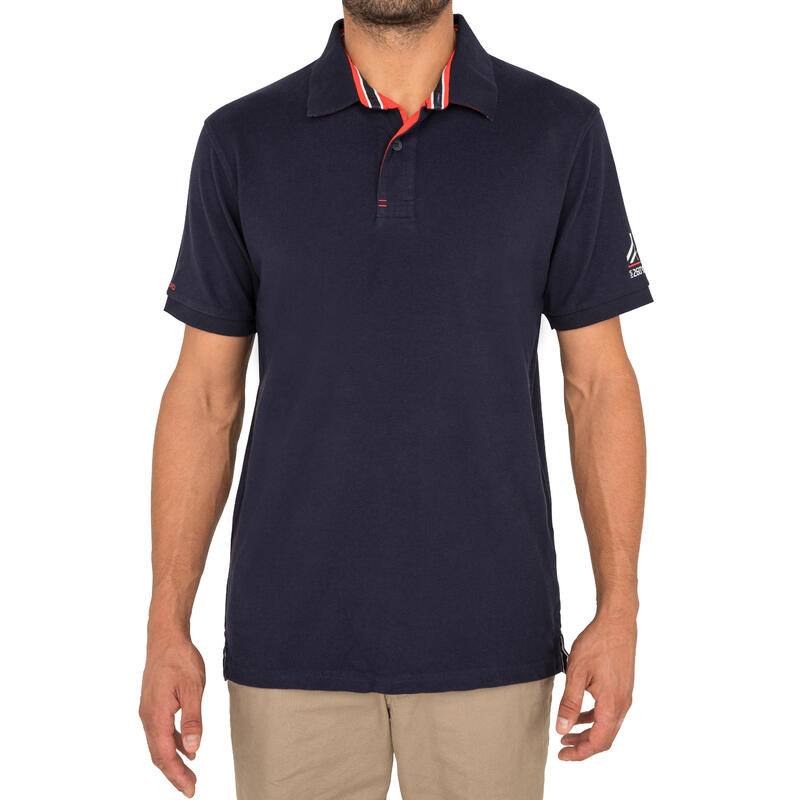 Poloshirt kurzarm Adventure 100 Uni Herren dunkelblau