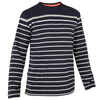 LS T-shirtMen’s 100 Adventure Sailing T-Shirt Striped blue