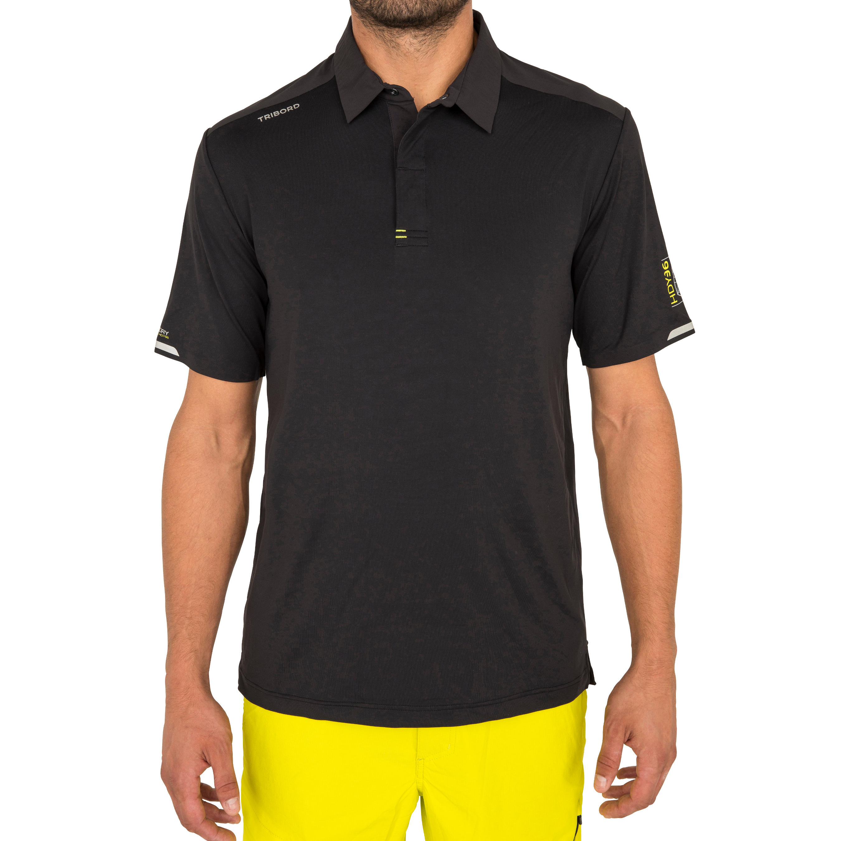 

Men' Sailing Short Sleeve Polo Shirt Race 500 - Black -  By TRIBORD | Decathlon