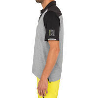 Polo manches courtes de voile Homme race 500 gris chiné