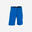 Bermuda Shorts Segeln Kinder strapazierfähig 100 neonblau