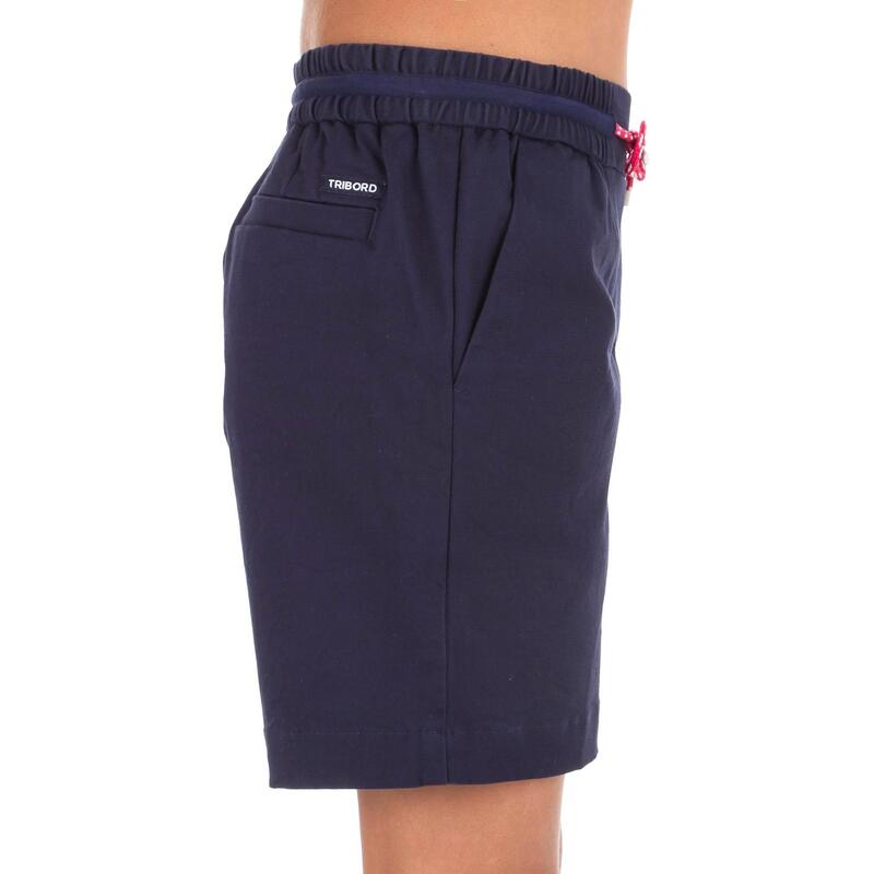 Girls’ kids’ shorts SAILING 100 - Blue