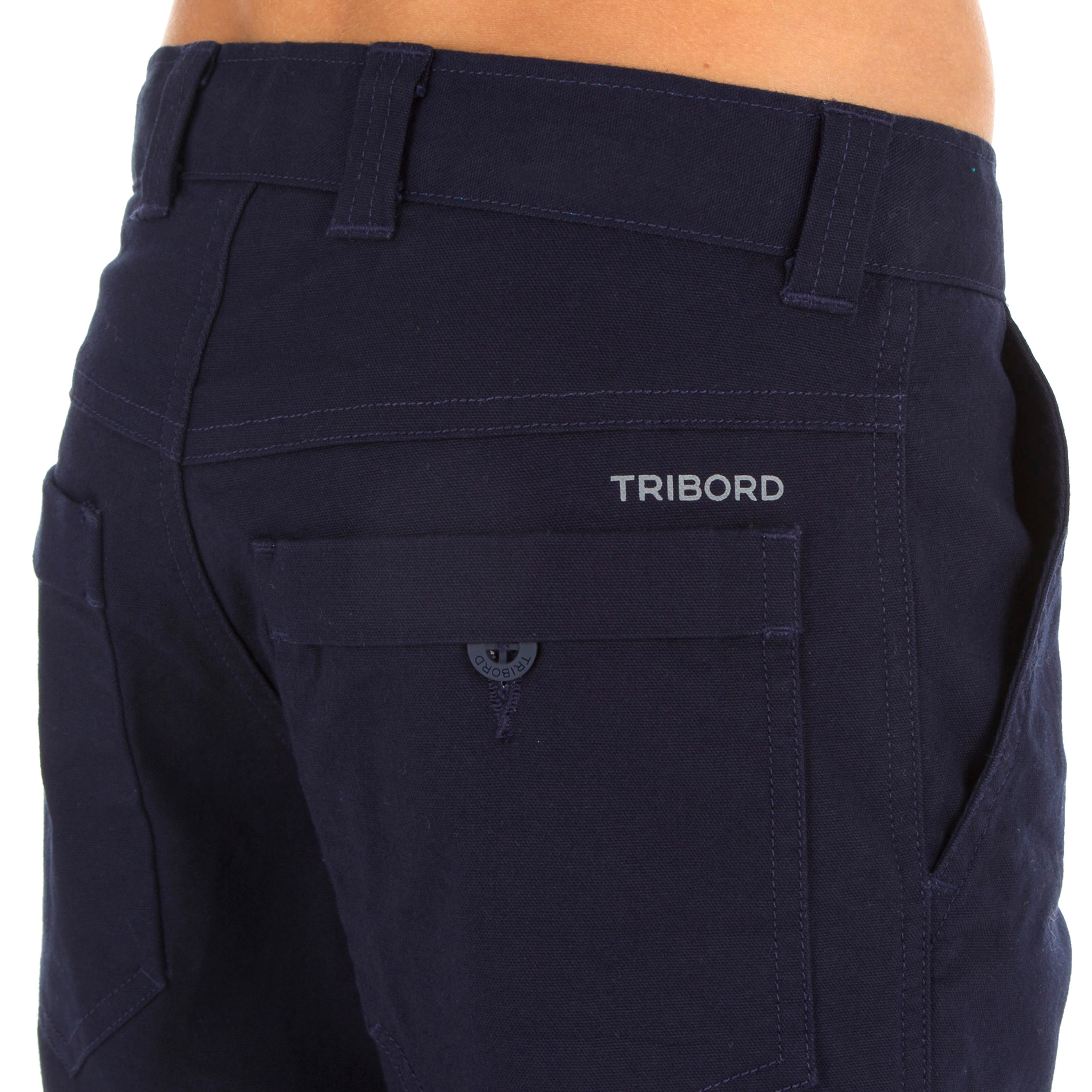 Bermudas Vela Sailing 100 Niños Azul Oscuro 4/4
