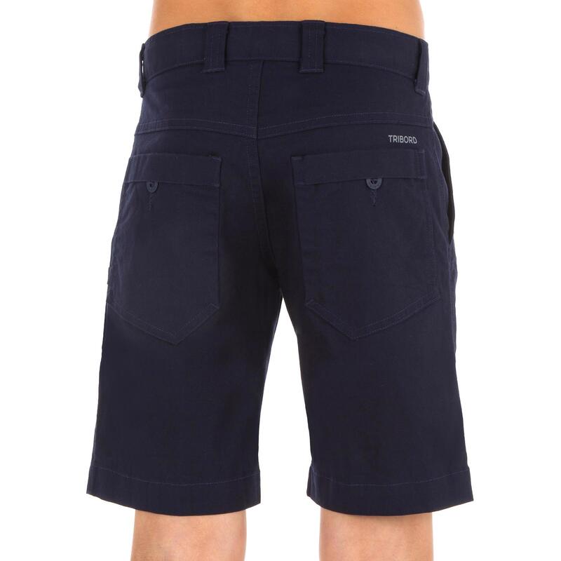 Bermudas Vela Sailing 100 Niños Azul Oscuro