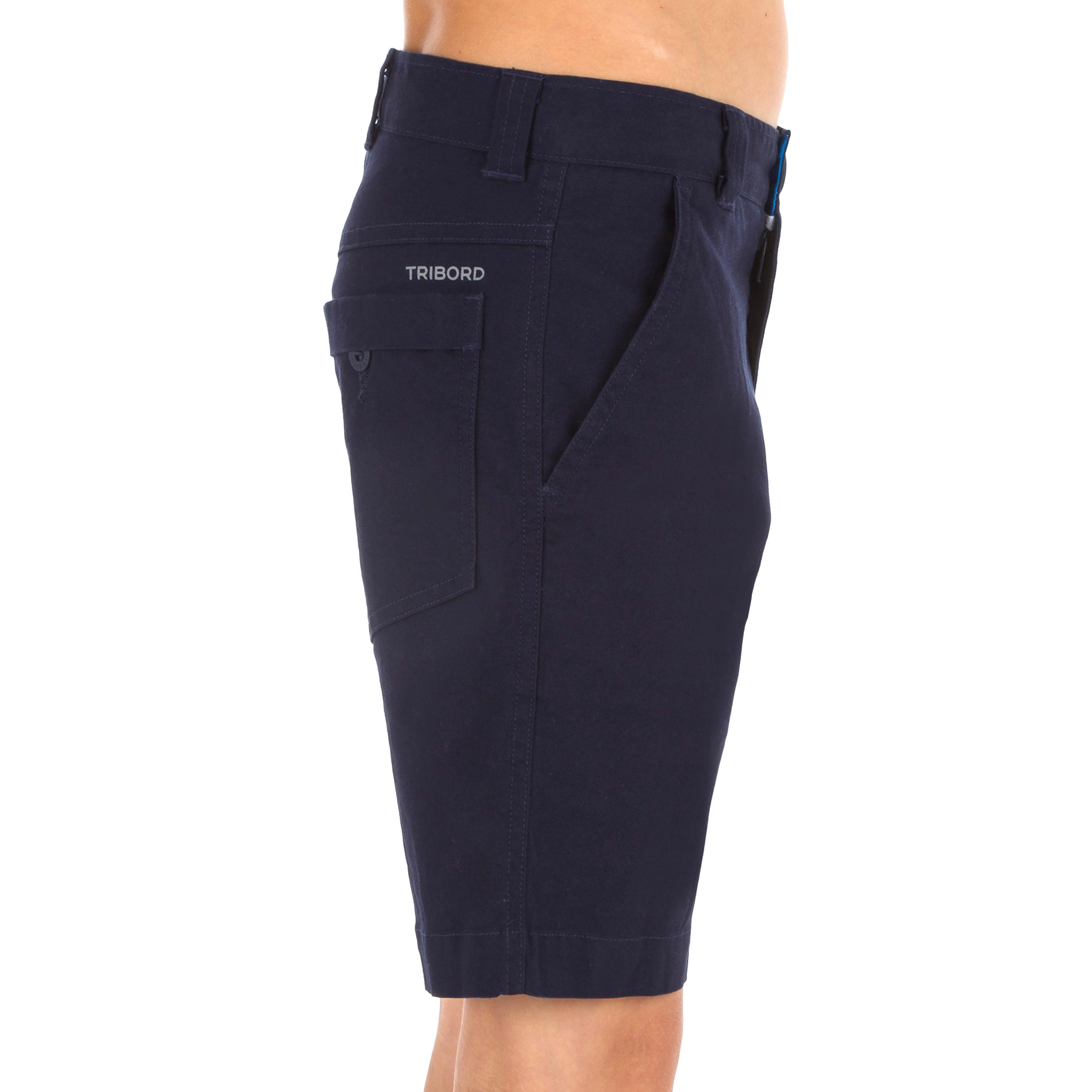Bermudas Vela Sailing 100 Niños Azul Oscuro 2/4