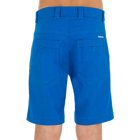 Bermuda short de voile SAILING 100 enfant garçon Bleu vif