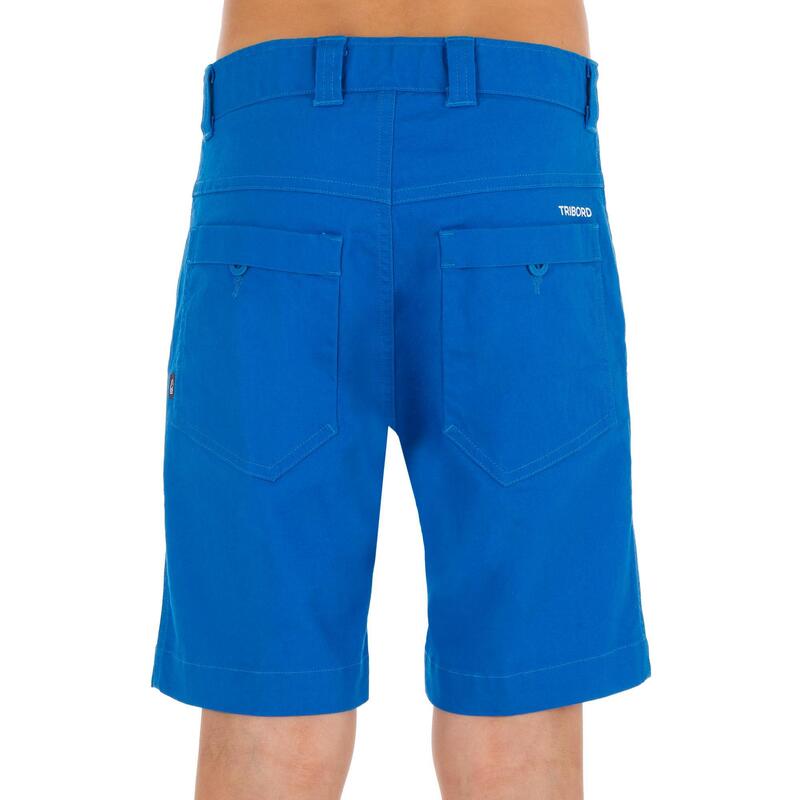 Pantaloncini vela bambino SAILING 100 azzurro