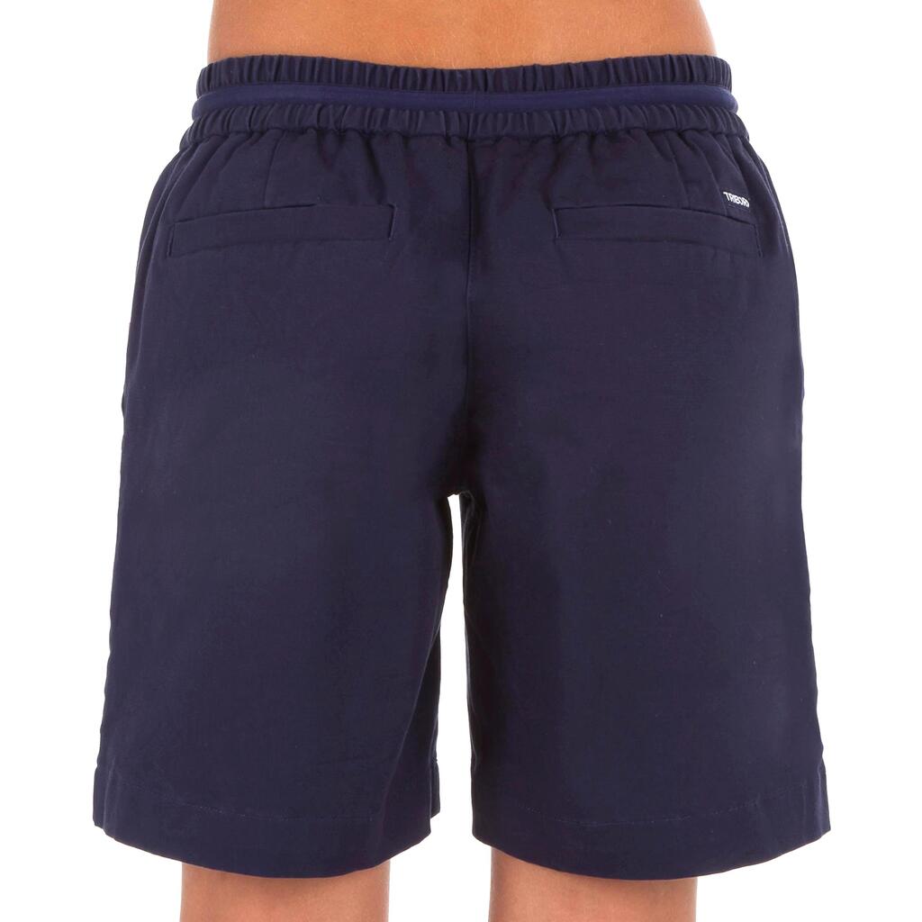 Segelshorts Kinder Mädchen - Sailing 100 khaki