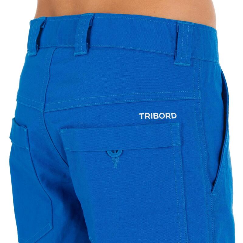 Boys’ sailing Bermuda shorts SAILING 100 - Vibrant blue
