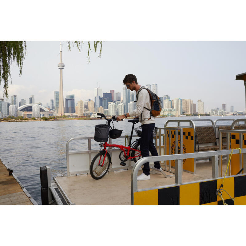 Flexible Folding Bike Basket 10L BTWIN Decathlon