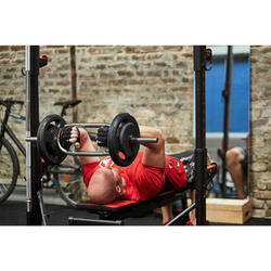 tricep bar decathlon