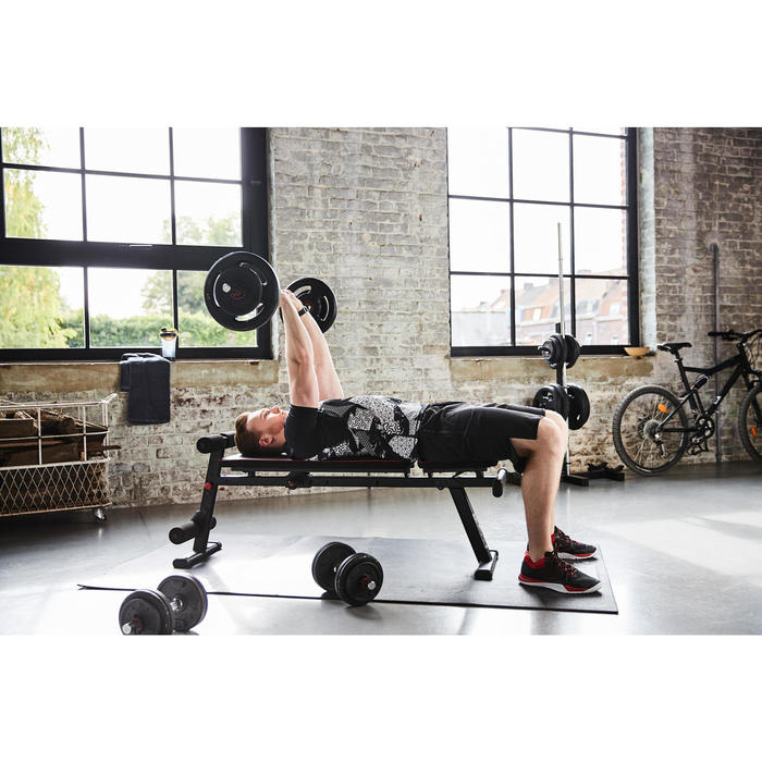 Barra De Musculacion Curl Domyos De 1 20 M Y 28 Mm Domyos Decathlon