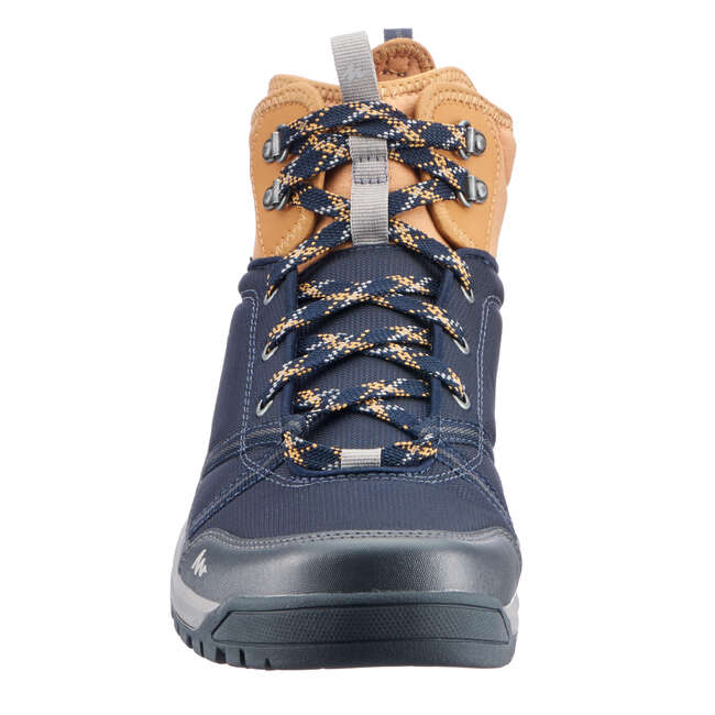QUECHUA NH150 Mid Mens Waterproof Walking Boots Blue/Brown...