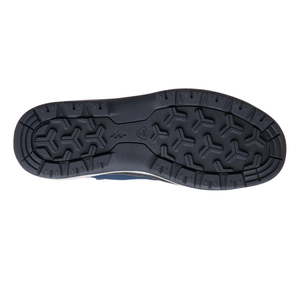 Women's waterproof walking boots - NH150 mid - Blue