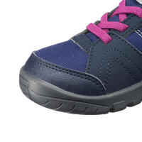 MH100 Mid Kid Kids' High Hiking Boots Sizes Infant 7 to Kids 2 - Blue/Purple