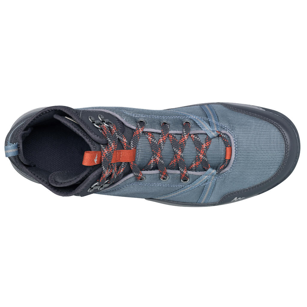 Men's Country Walking Shoes Mid Waterproof NH150