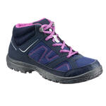 Kids' Mountain Hiking Boots MH100 Mid JR 35 to 38 - Purple