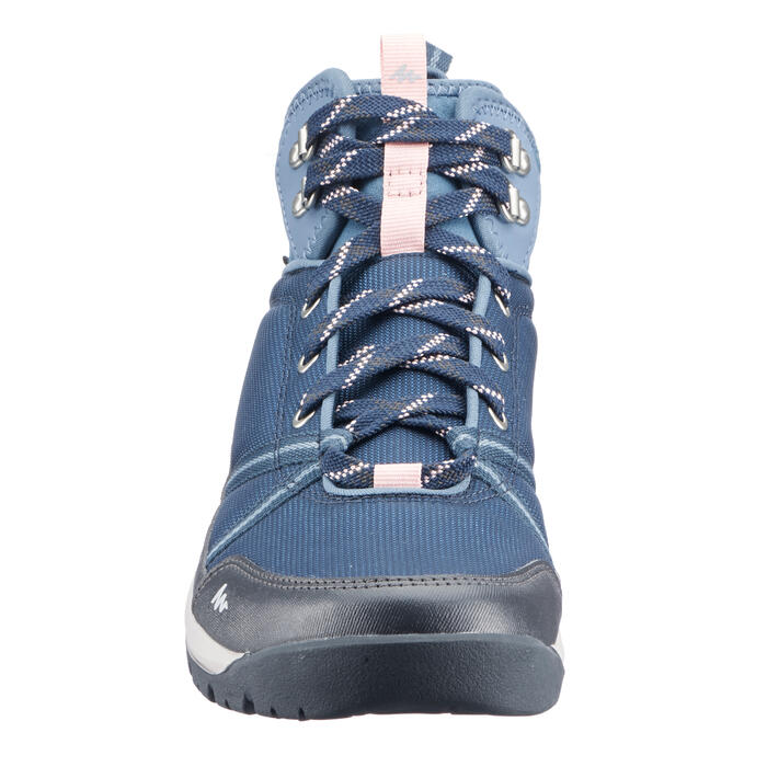 QUECHUA Chaussures imperméables de randonnée nature - NH150 Mid WP - Femme | Decathlon