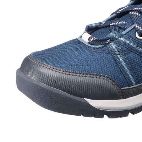 Vyriški neperšlampami žygių batai „NH100 Mid WP“, mėlyni