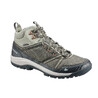 Women's Waterproof Hiking Boots - NH150 Mid WP Khaki Grey