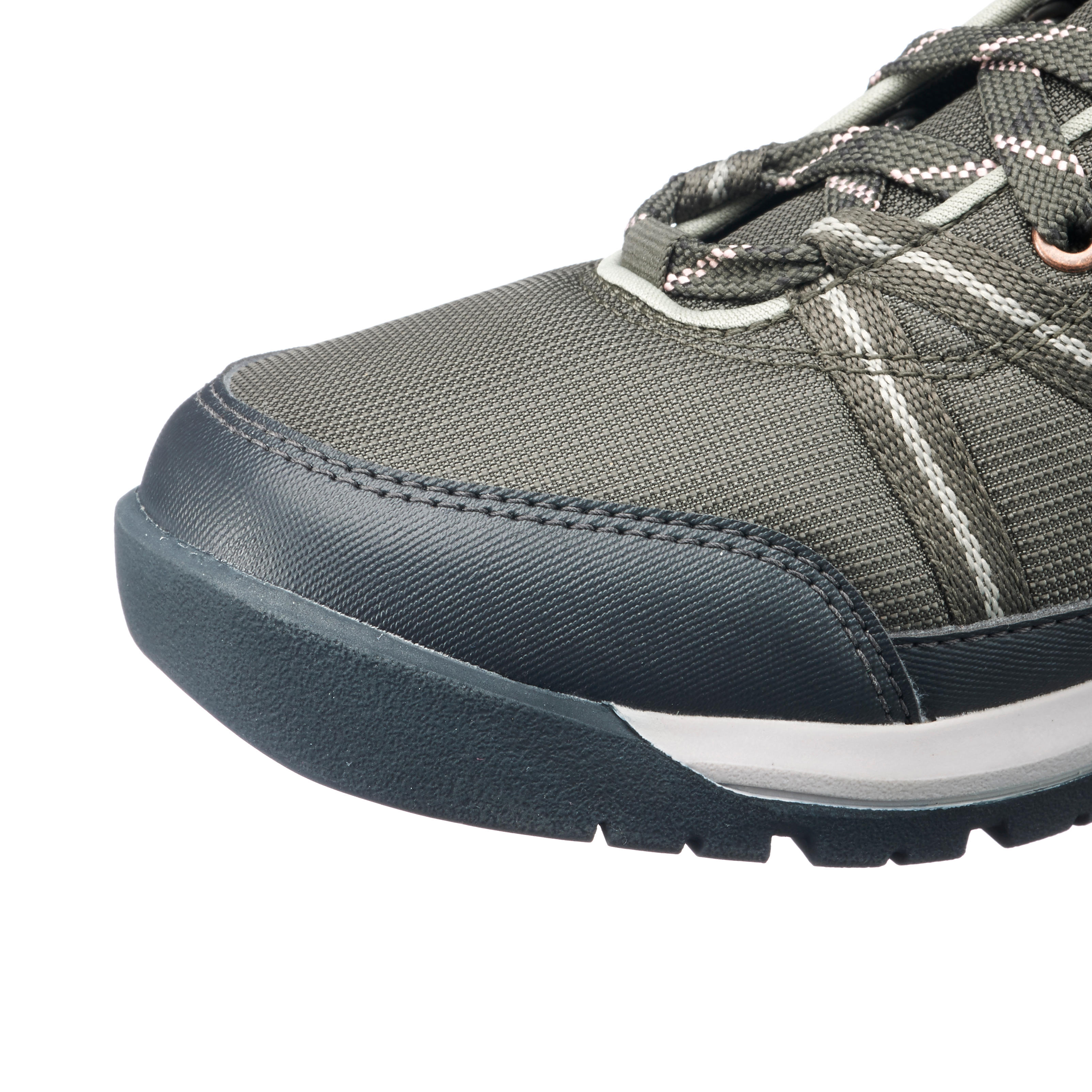 BOTÍN SENDERISMO MUJER IMPERMEABLES NH150 AZUL - Decathlon