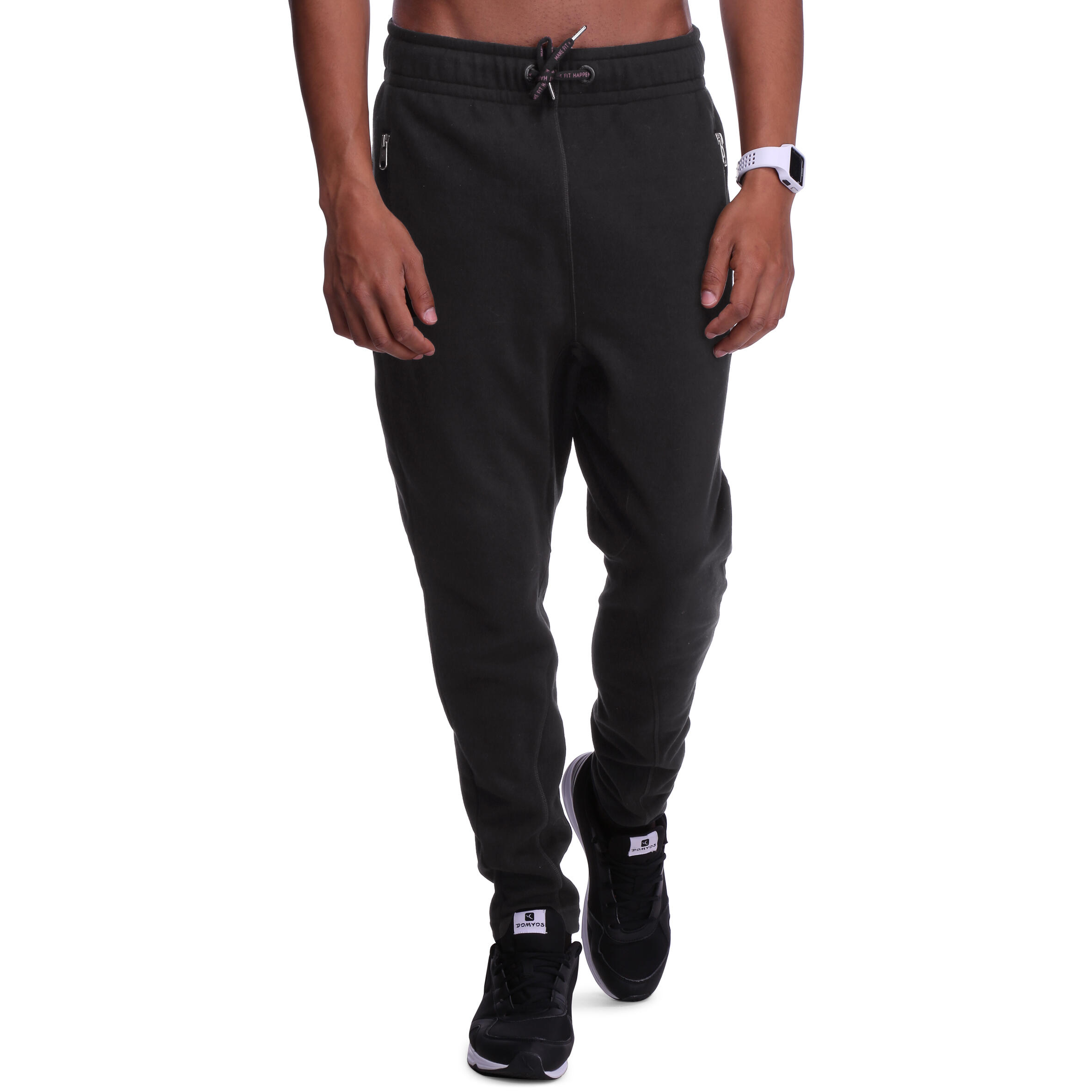 Absorb+ Bodybuilding Slim-fit Bottoms - Black 1/11
