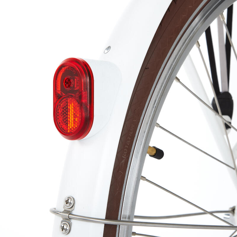 Luz Trasera Led Bicicleta Elops Eléctrica Blanca