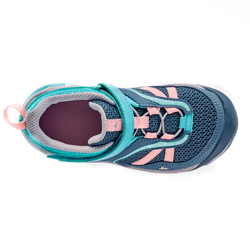 Wanderschuhe CROSSROCK Niedrig Klettverschluss Kinder Mädchen Gr. 24–34 türkis