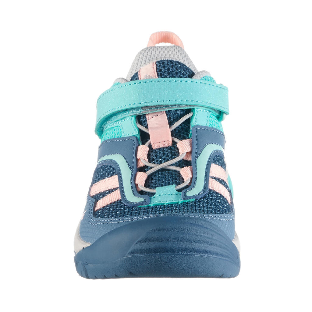 Wanderschuhe CROSSROCK Niedrig Klettverschluss Kinder Mädchen Gr. 24–34 türkis