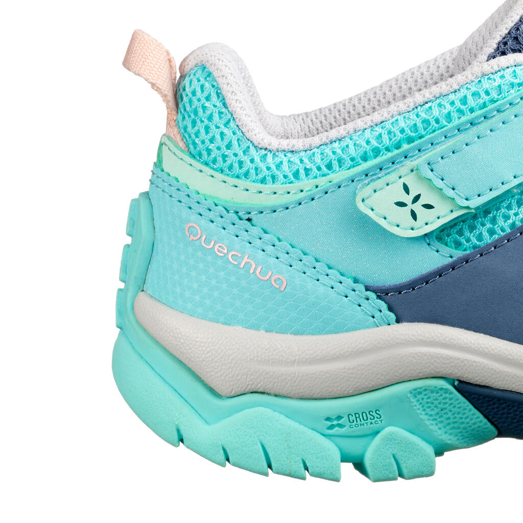 Wanderschuhe CROSSROCK Niedrig Klettverschluss Kinder Mädchen Gr. 24–34 türkis