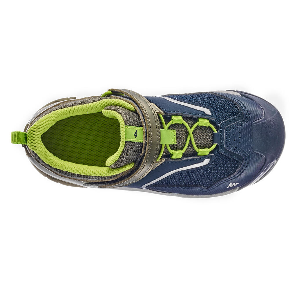 Wanderschuhe Crossrock niedrig Klettverschluss Kinder Gr. 28–34 rot