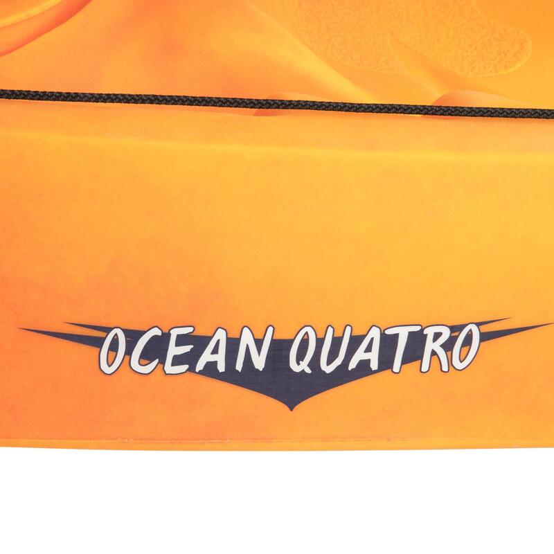 Caiac canoe rigid Ocean Quatro 4 locuri (2 adulți + 2 copii) Rotomod