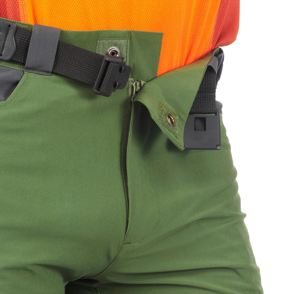 MH500 Men's Mountain Hiking Trousers - Green