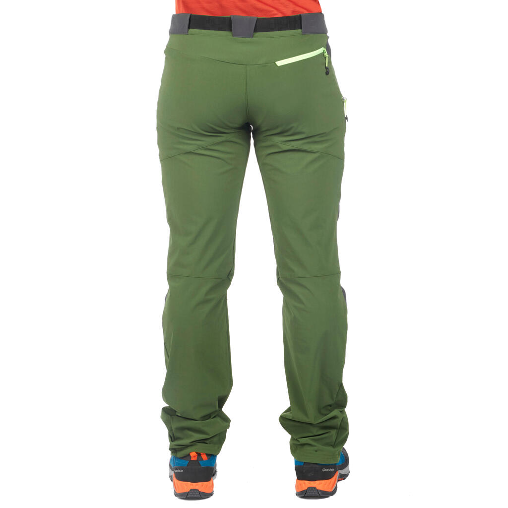 MH500 Men's Mountain Hiking Trousers - Green